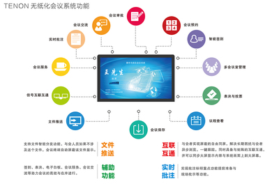 TENON腾中智能无纸化会议系统应用于人大会议室